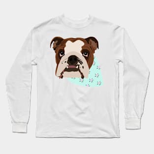 British Bulldog - Floral Bandana Long Sleeve T-Shirt